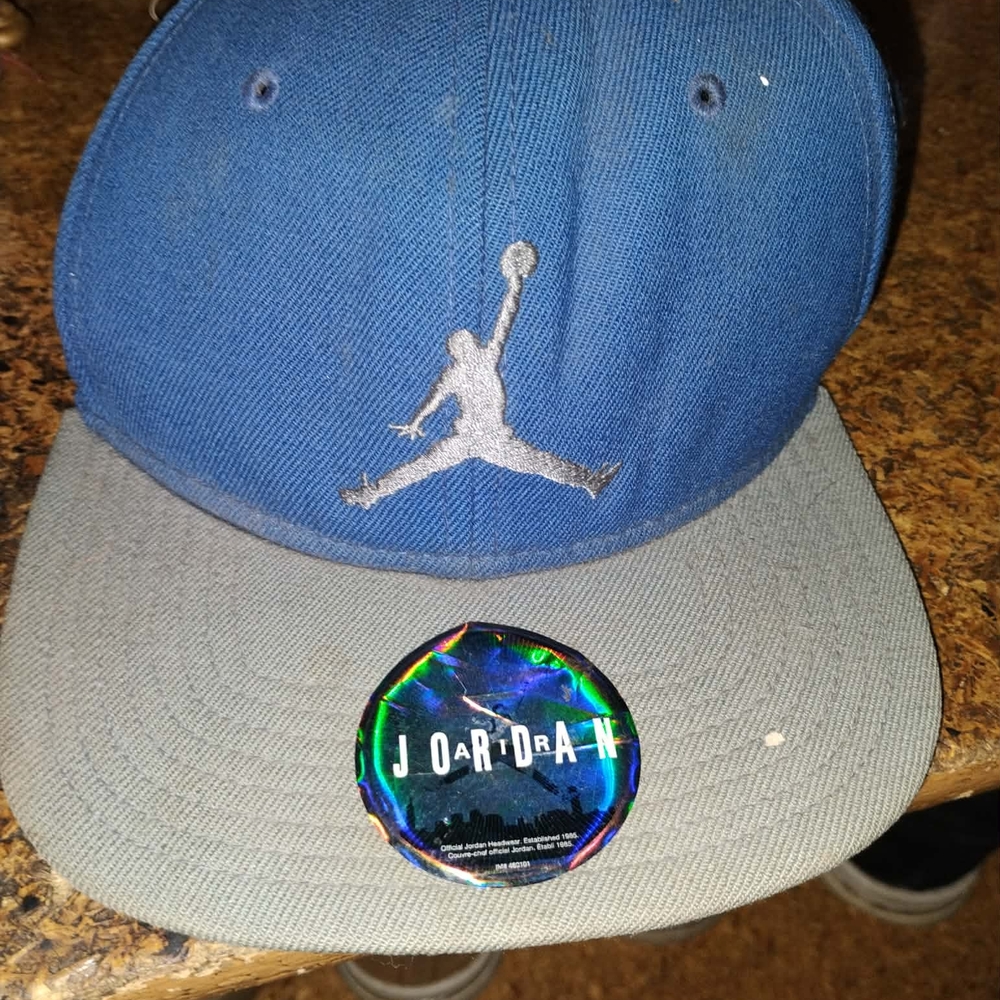 Jordan Blue and Gray Snapback Hat